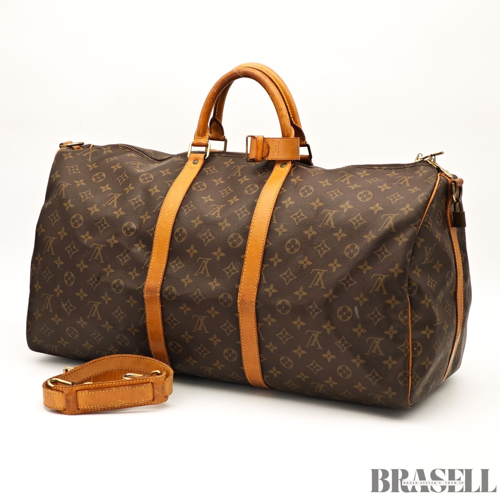 LOUIS VUITTON ルイ・ヴィトン キーポル55 バンドリエール M41414