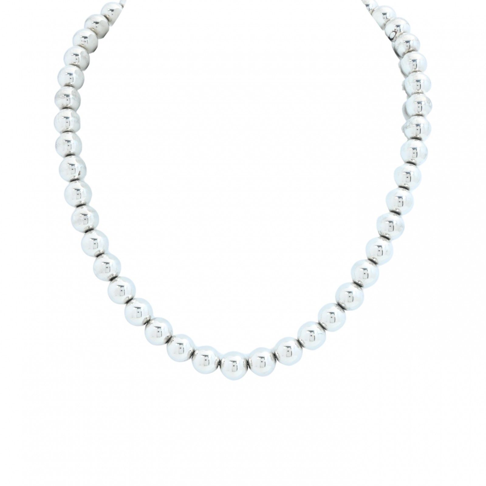 ティファニー ハードウェア ボール チェーン ネックレス シルバー A