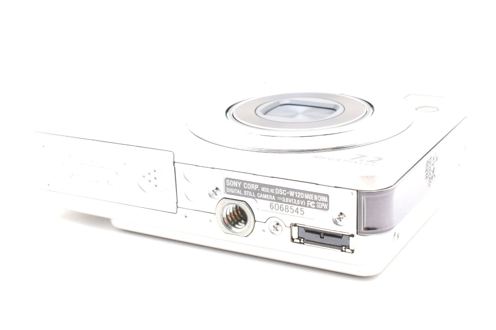 ソニー SONY Cyber-Shot DSC-W120 シルバー メモリースティック付き