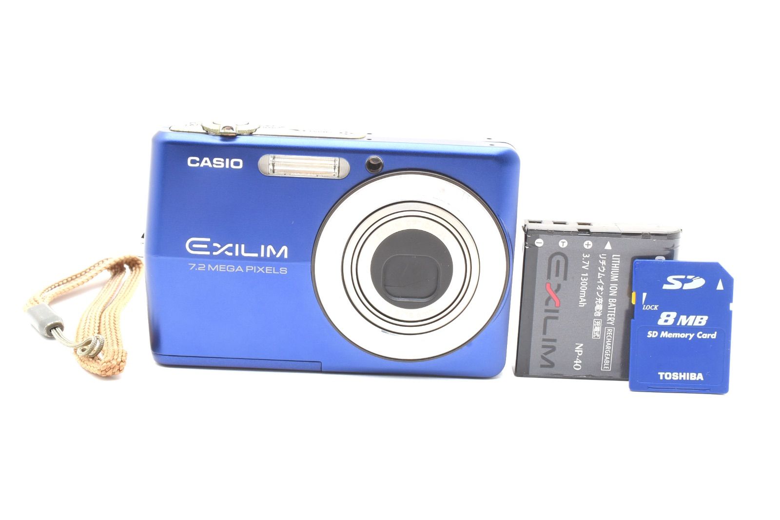カシオ CASIO EXILIM EX-Z700ブルーSDカード付き - メルカリ