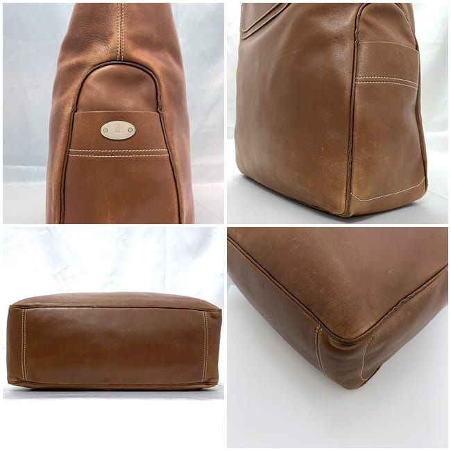 セリーヌ トートバッグ ブギーバッグ ブラウン ラージ レザー 中古