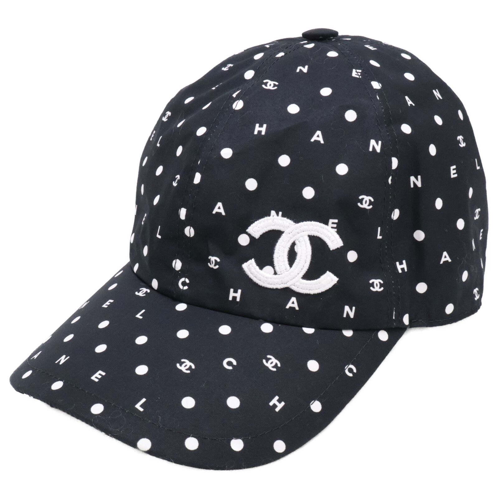 CHANEL シャネル 【美品/24P】AA9868 ココマーク ベースボールキャップ