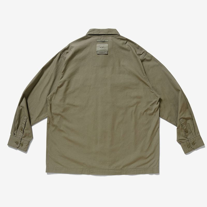 WTAPS＞CBW / LS / COTTON. POPLIN ダブルタップス 222BRDT-SHM01