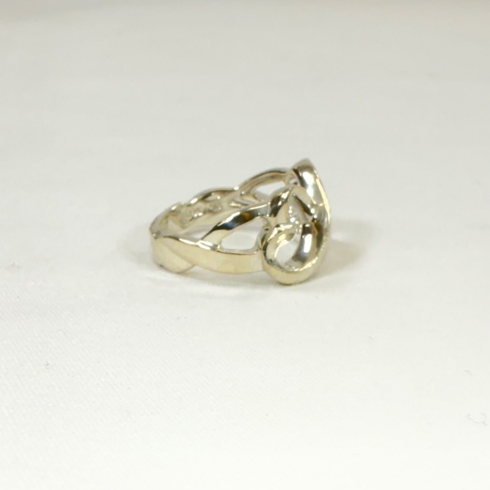 TIFFANY＆Co. ティファニー ダブル ラビング ハート リング 指輪 Ag