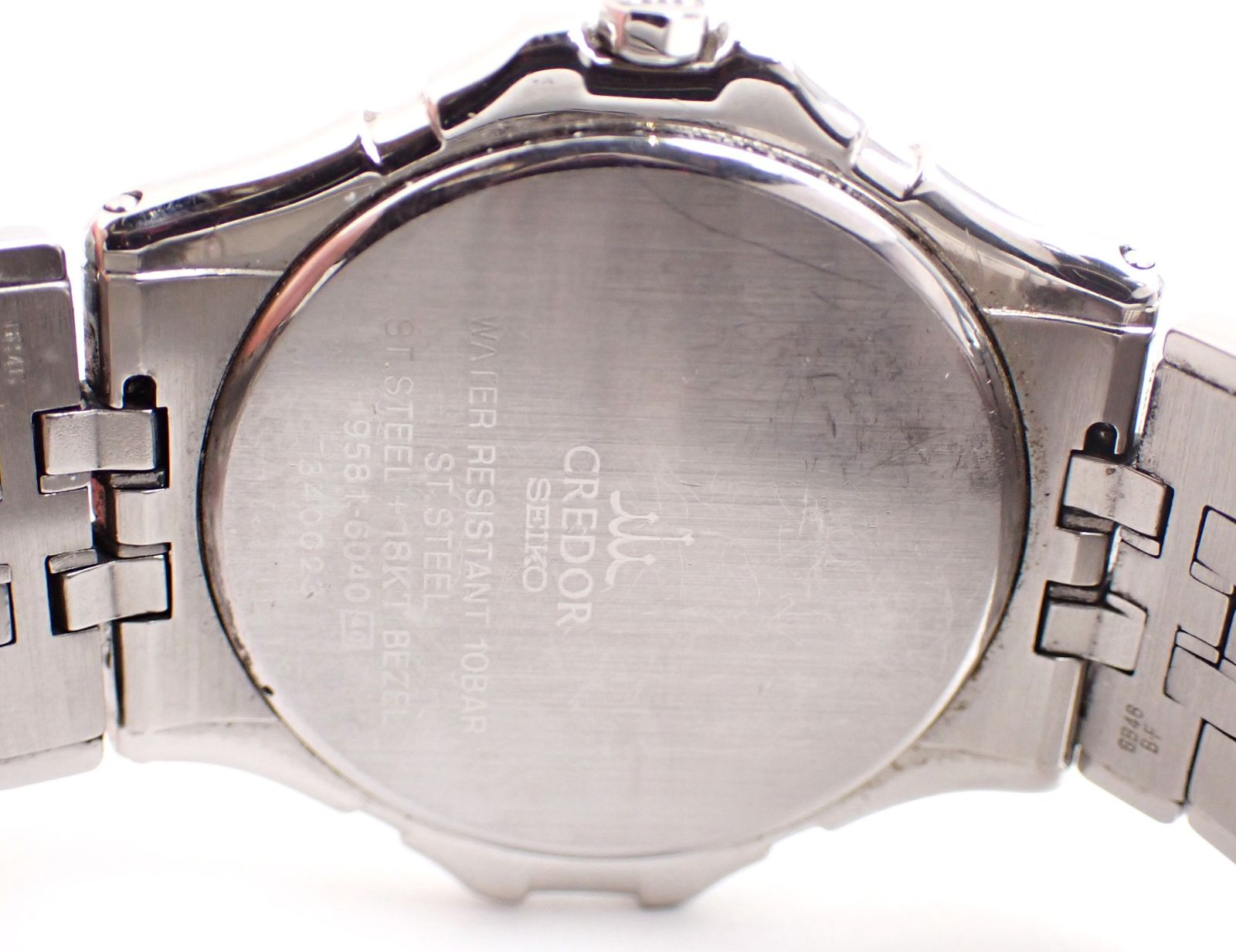 美品 SEIKO(セイコー) クレドール パシフィーク 9581-6040 SS/K18WG QZ