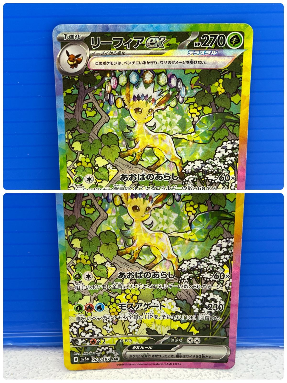 リーフィアex SAR SV8a テラスタルフェスex PSA10 Amazon.co.jp