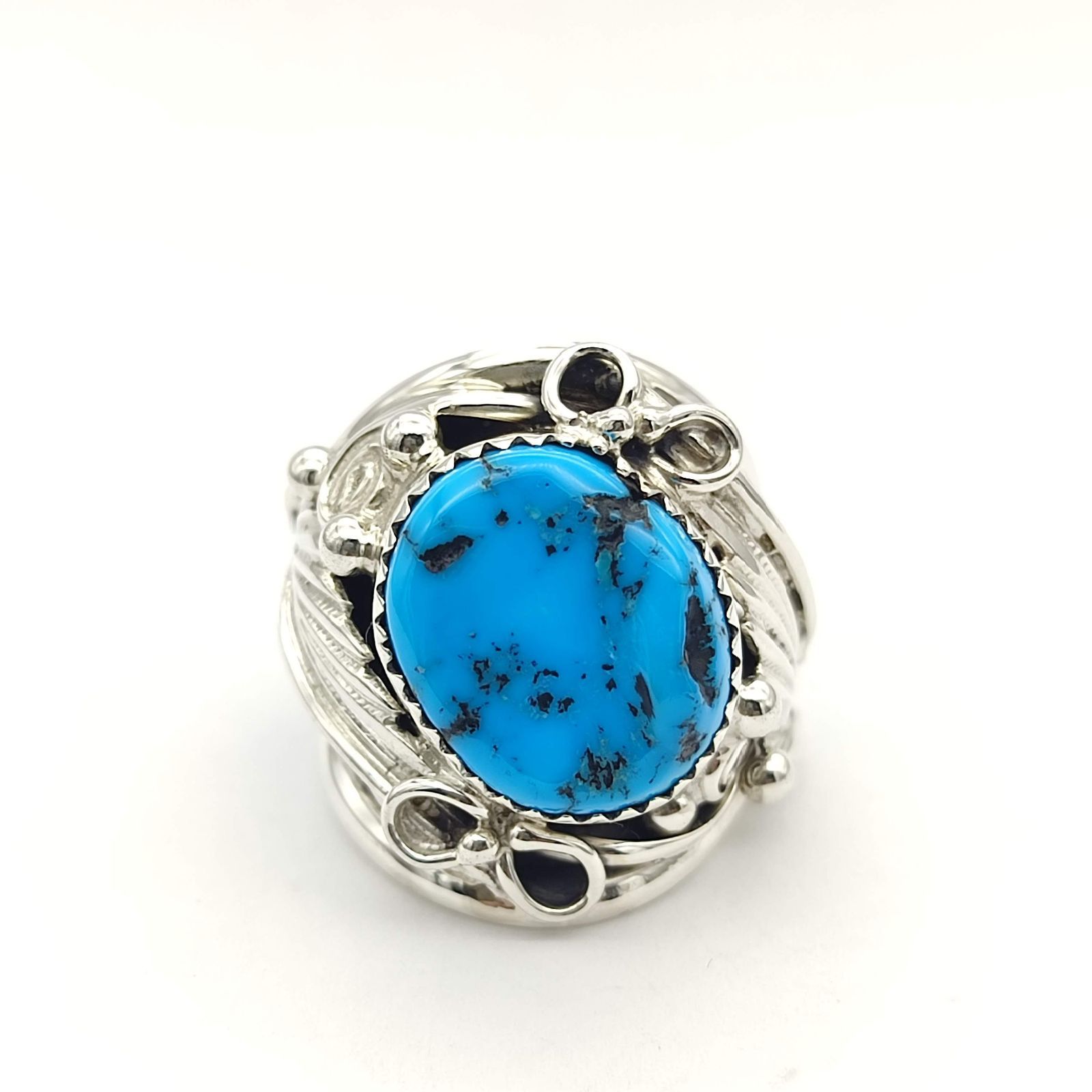 美品】R.B.ランニングベア インディアンジュエリー ターコイズリング