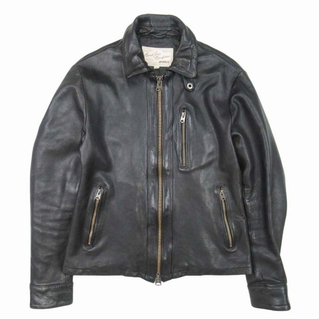 美品 17aw アヴィレックス AVIREX SHEEP RIDERS JACKET シープスキン
