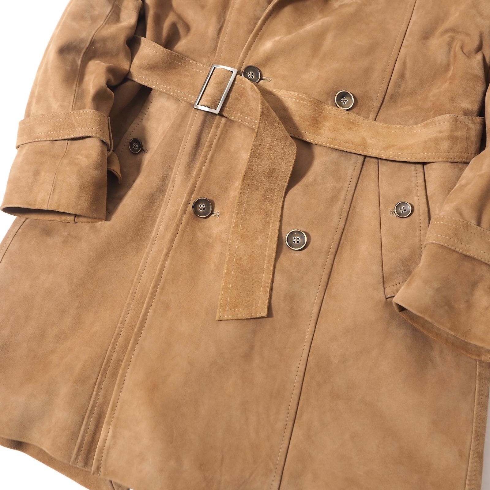 ◎エンメティ EMMETI イタリア製 ラビットファー ゴートレザー