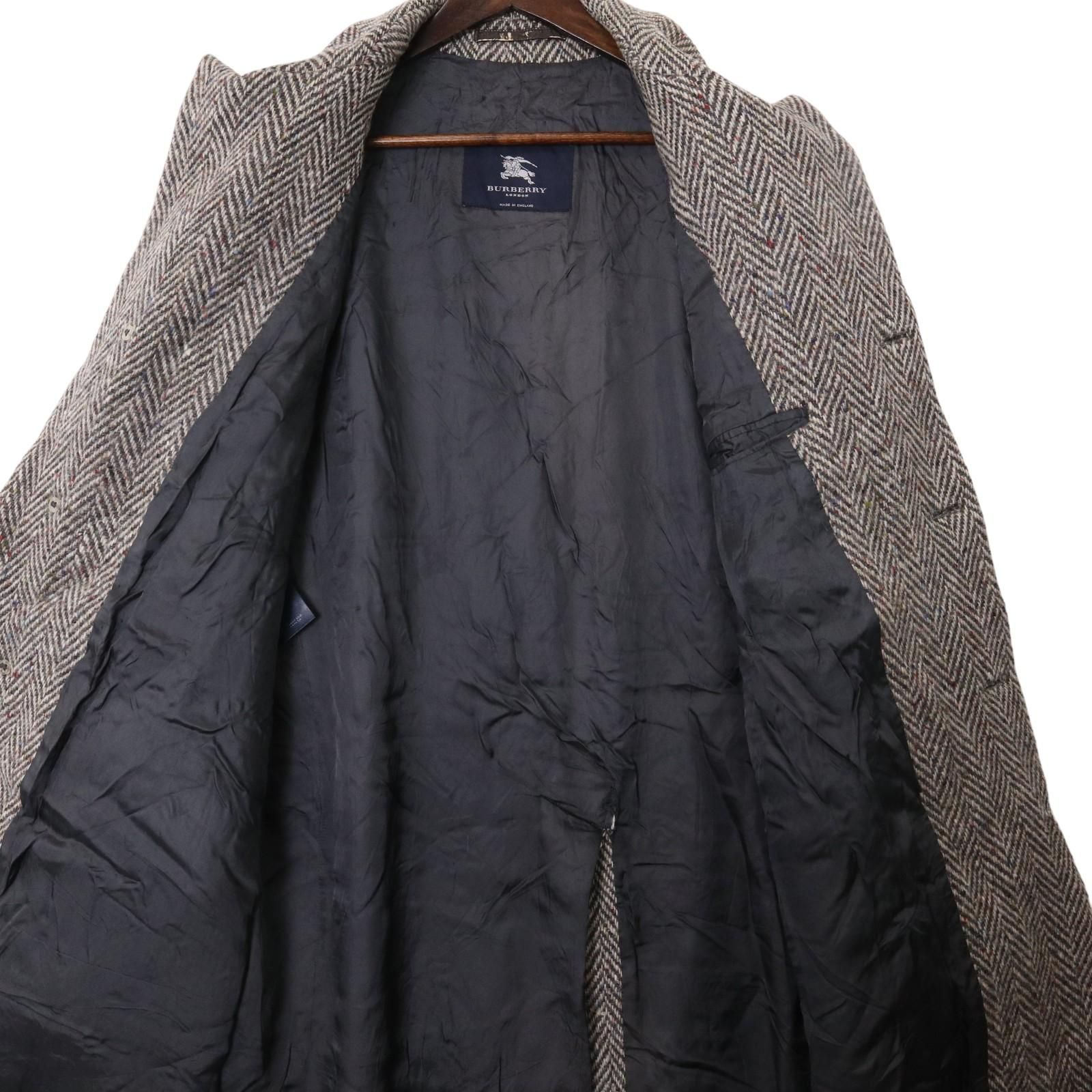 00年代 イングランド製 BURBERRY バーバリー ツイード チェスター
