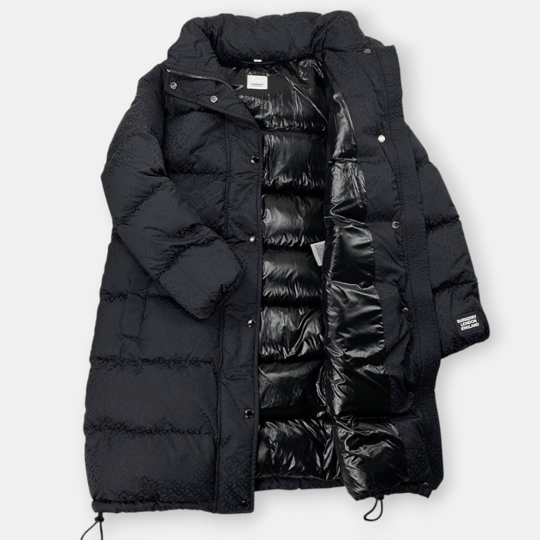 美品 BURBERRY LONDON ENGLAND バーバリー TB モノグラム ロゴ ダウン