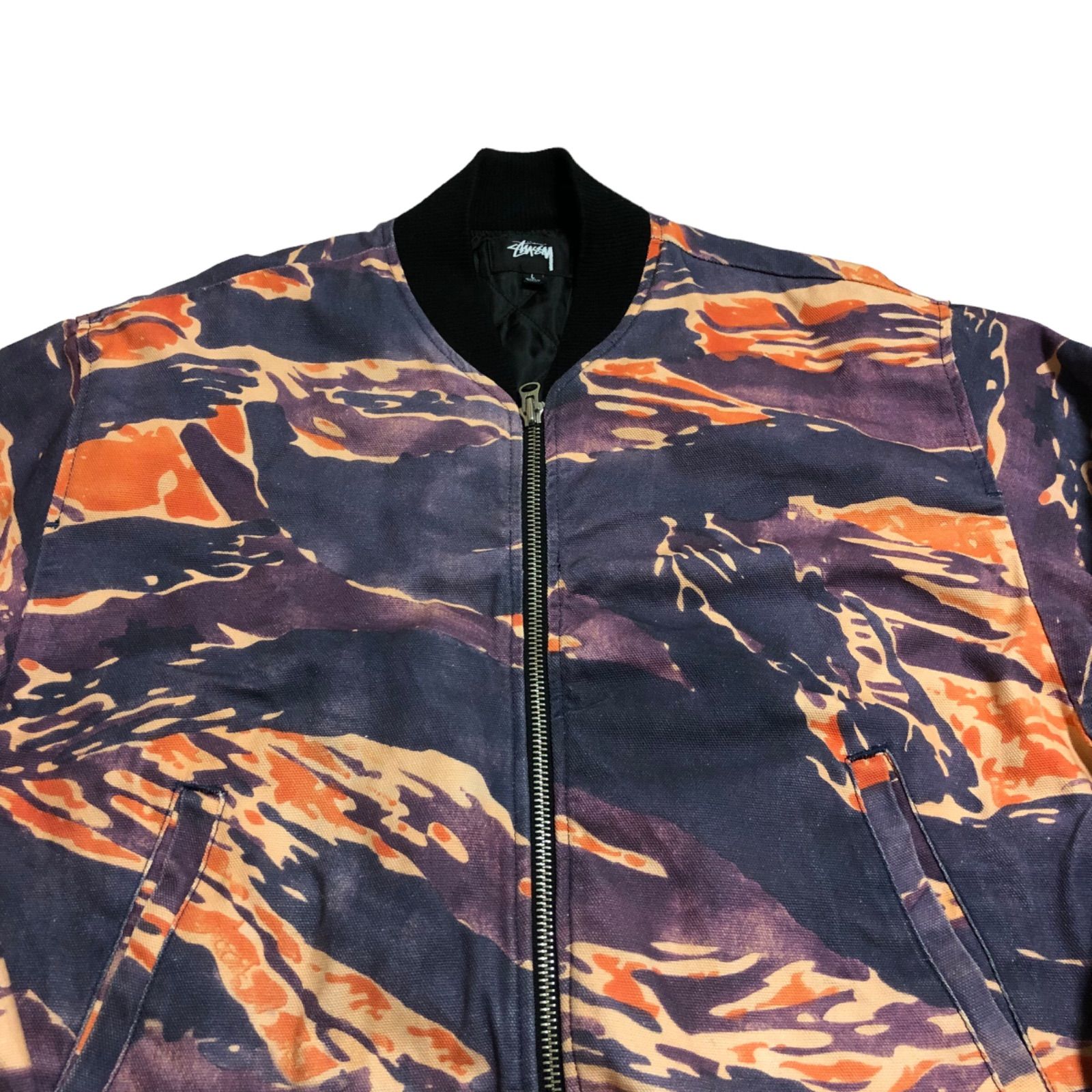 ステューシー STUSSY ×LUCIEN SMITH/22AW/TIGRIS CANVAS BOMBER JACKET