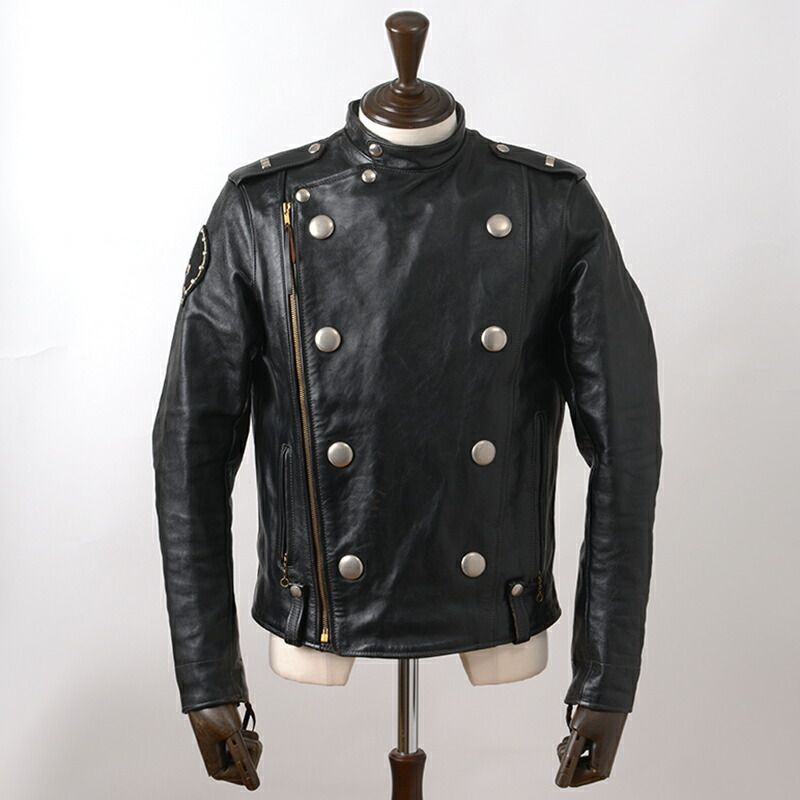 リアルマッコイズ BUCO ライダースジャケット J-31 40 ブラック The