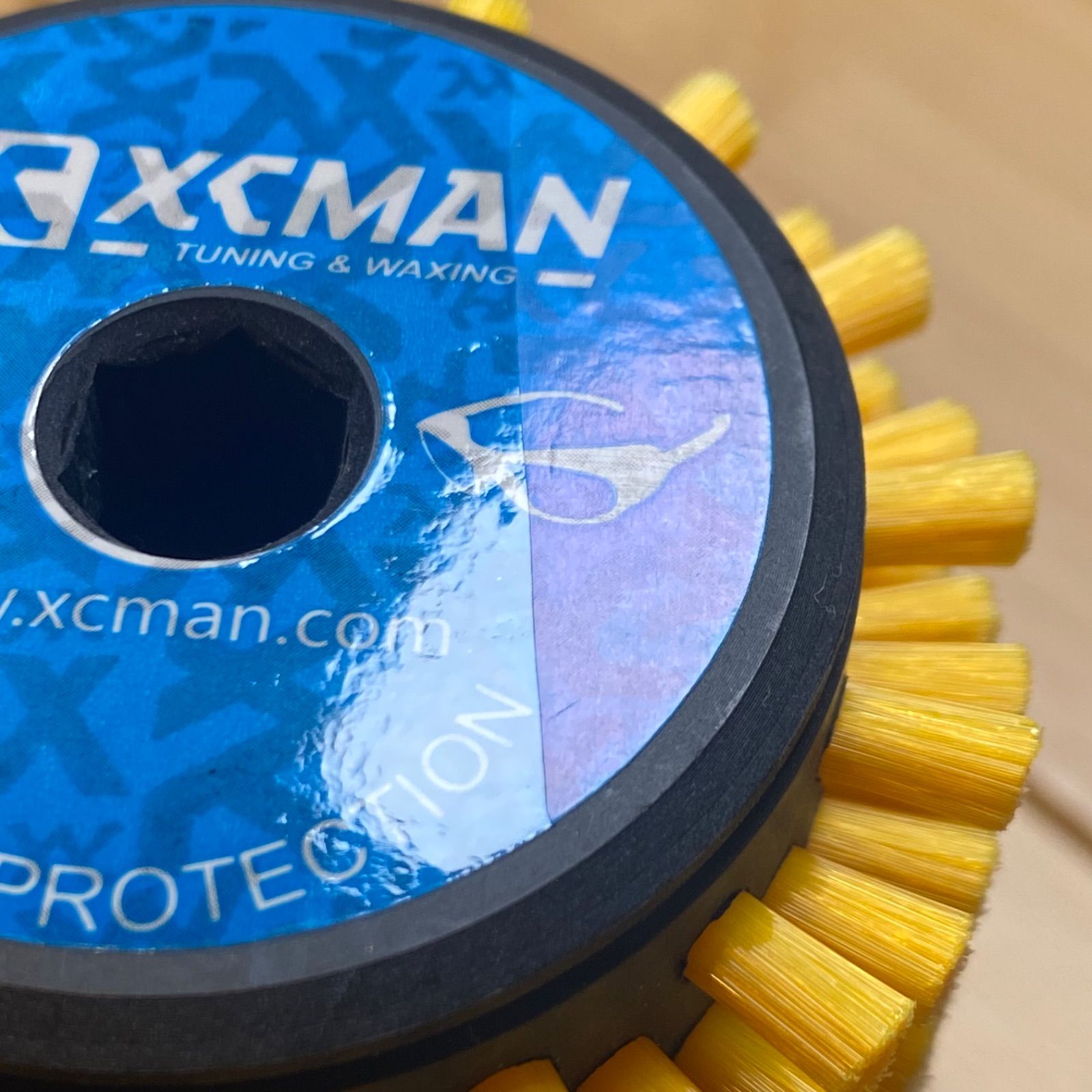 XCMAN ロトブラシ3点（馬毛、ブロンズ、ナイロン）+シャフトハンドル+