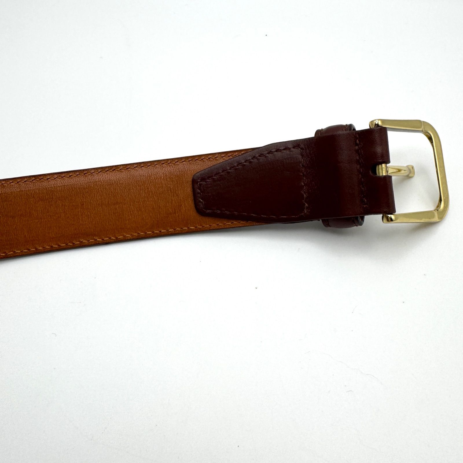 Salvatore Ferragamo レザーベルト 236108 ブラウン サルバトーレ