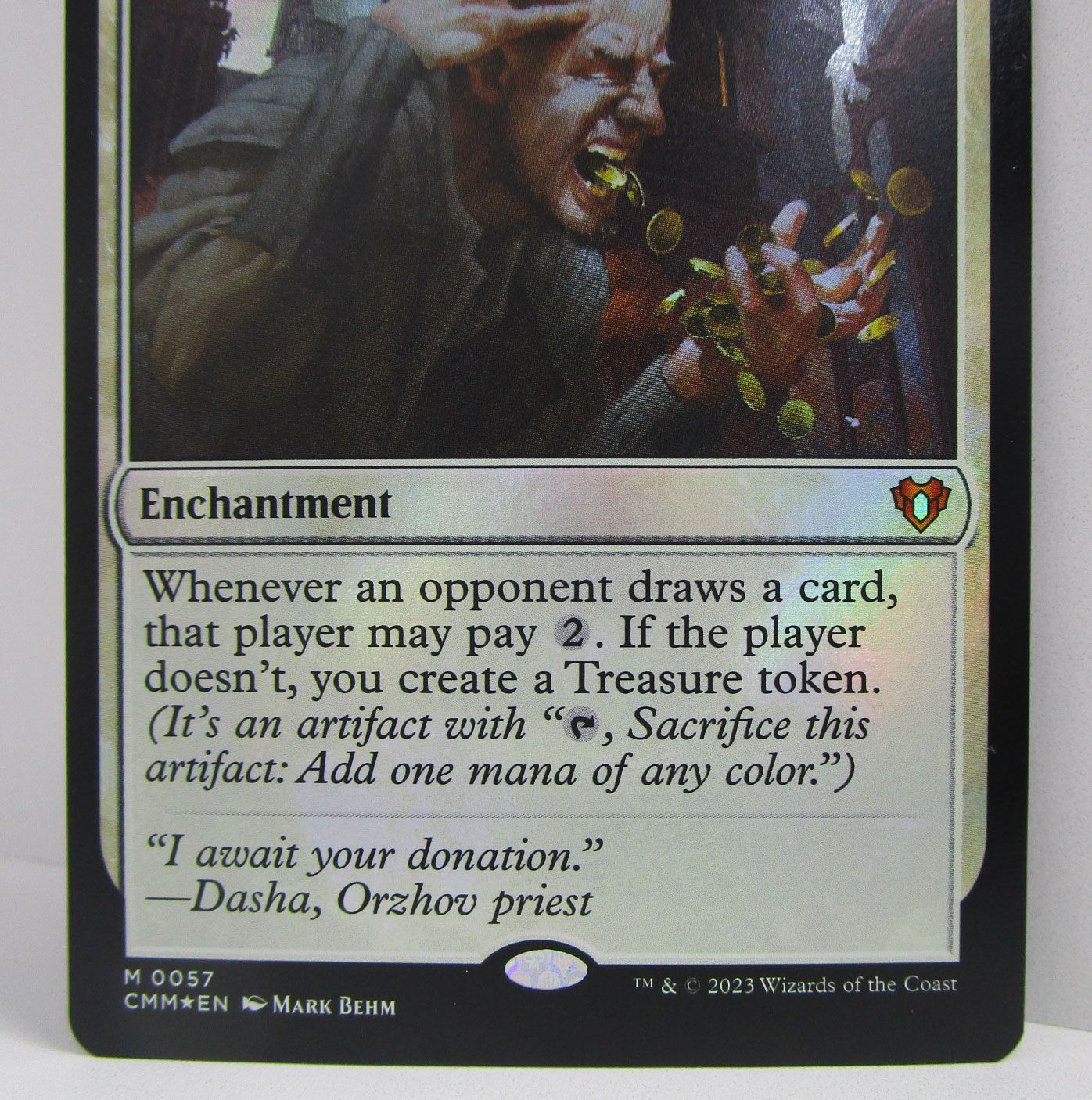 MTG 息詰まる徴税 Smothering Tithe CMM 英語版 Foil プレイ用 - メルカリ