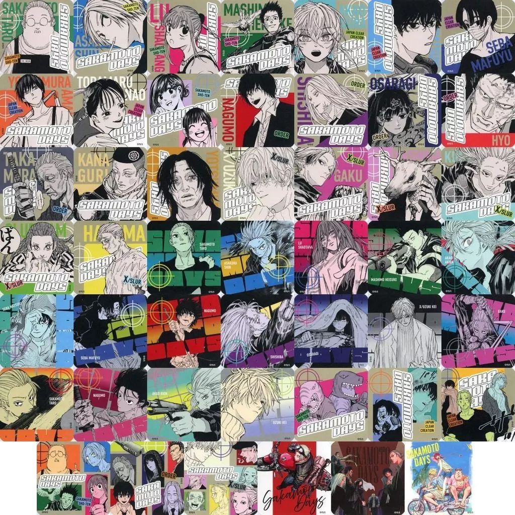 中古】コースター 全45種セット+BOX購入特典 「SAKAMOTO DAYS アート