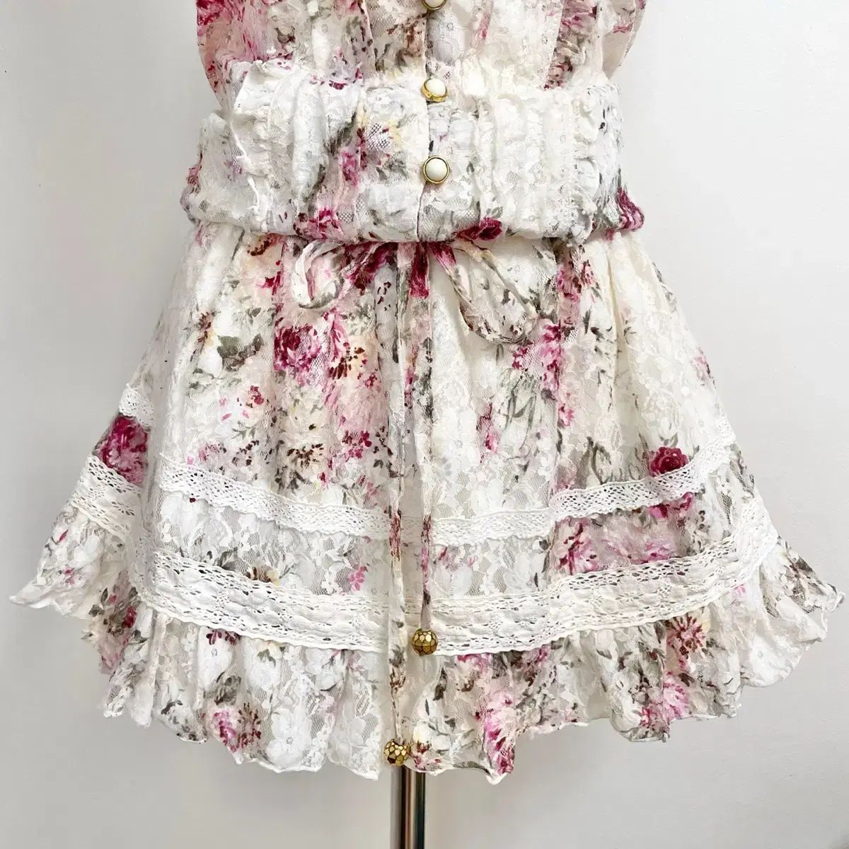 ♡ 希少 リズリサ リボンワンピー 姫ギャル 00s ゴスロリ ロリータ