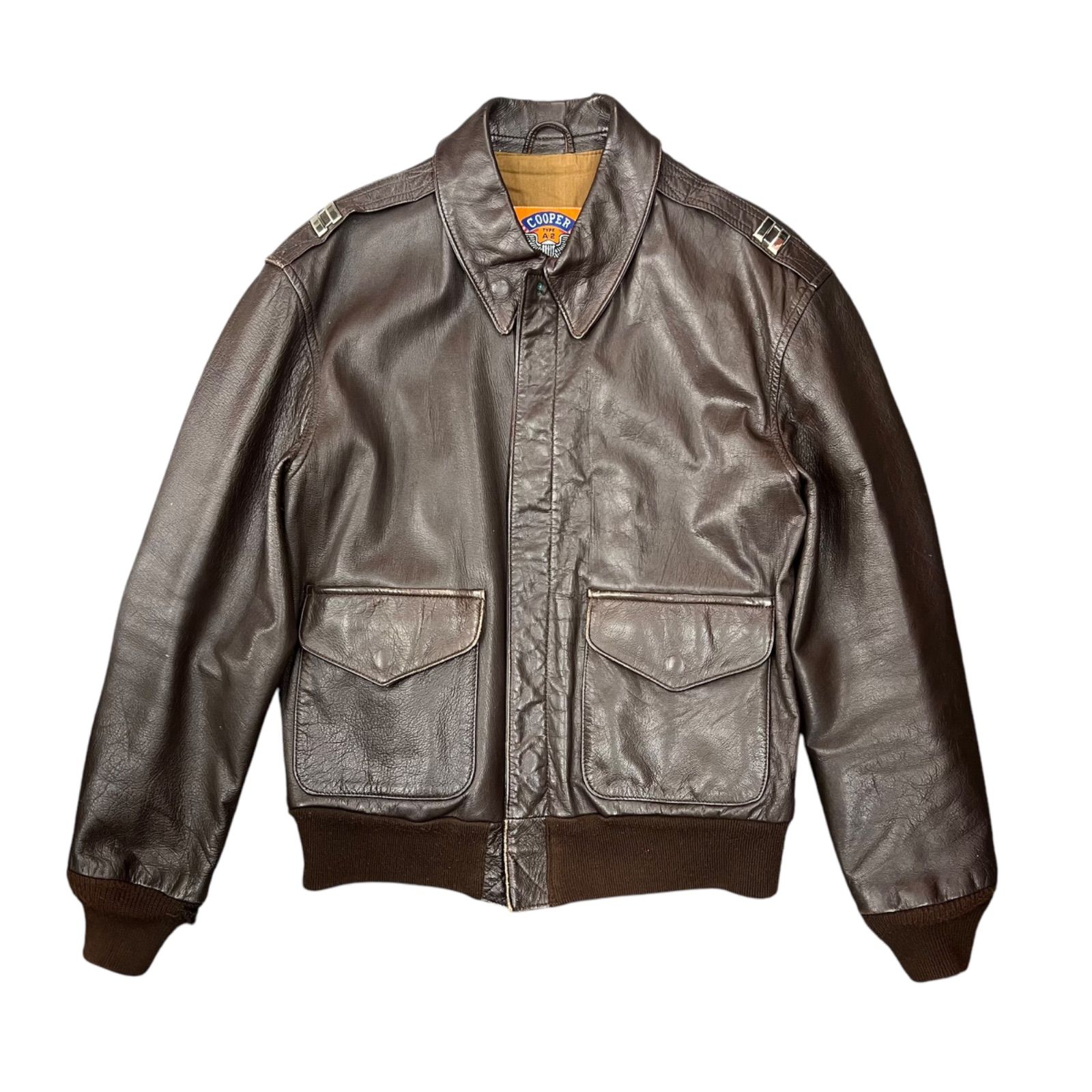 Cooper Sportswear a2 フライトジャケット リブ破れ有 80s 90s USA製