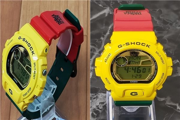 79.カシオ 腕時計 G-SHOCK GLX-6900XA ラスタカラー in4mation コラボ