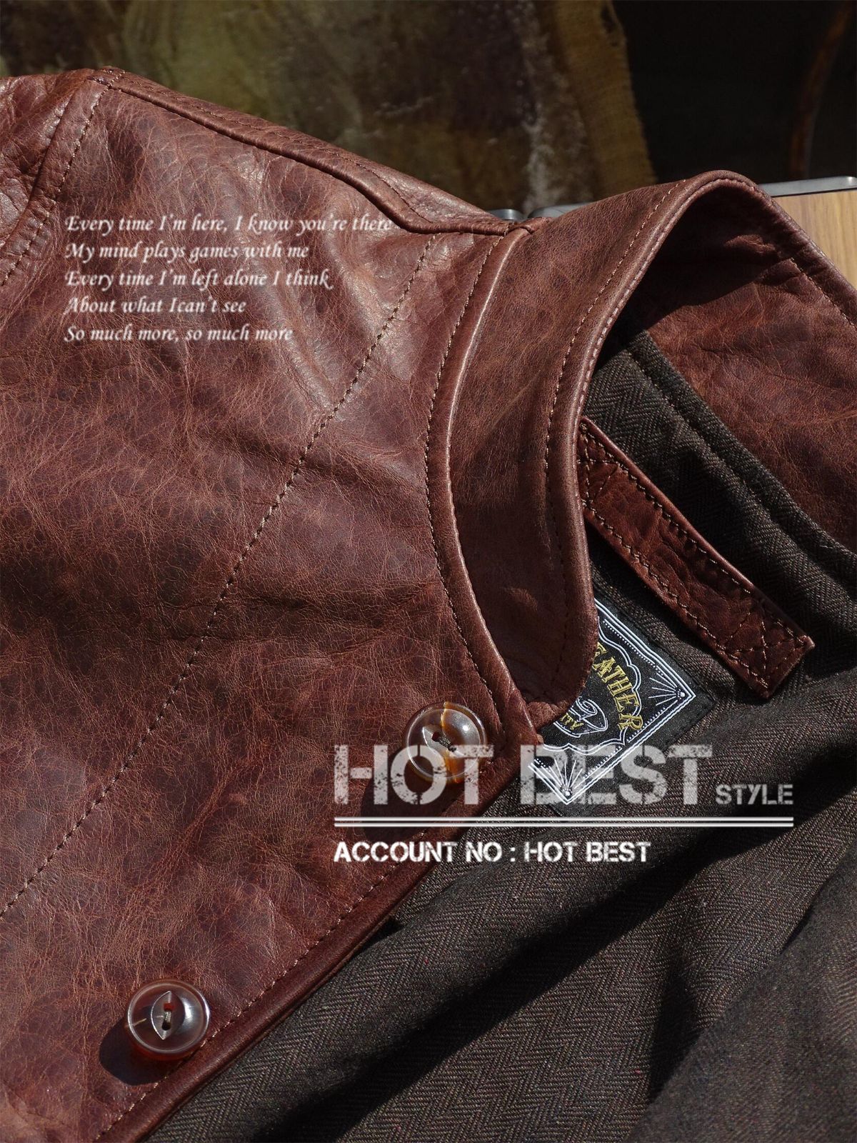 0.9mm ホースハイド 復刻30's A-1タイプ アインシュタイン 柔らかめ 革