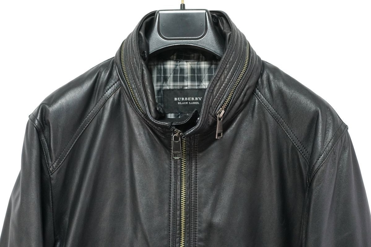BURBERRY BLACK LABEL バーバリー ブラック レーベル レザー