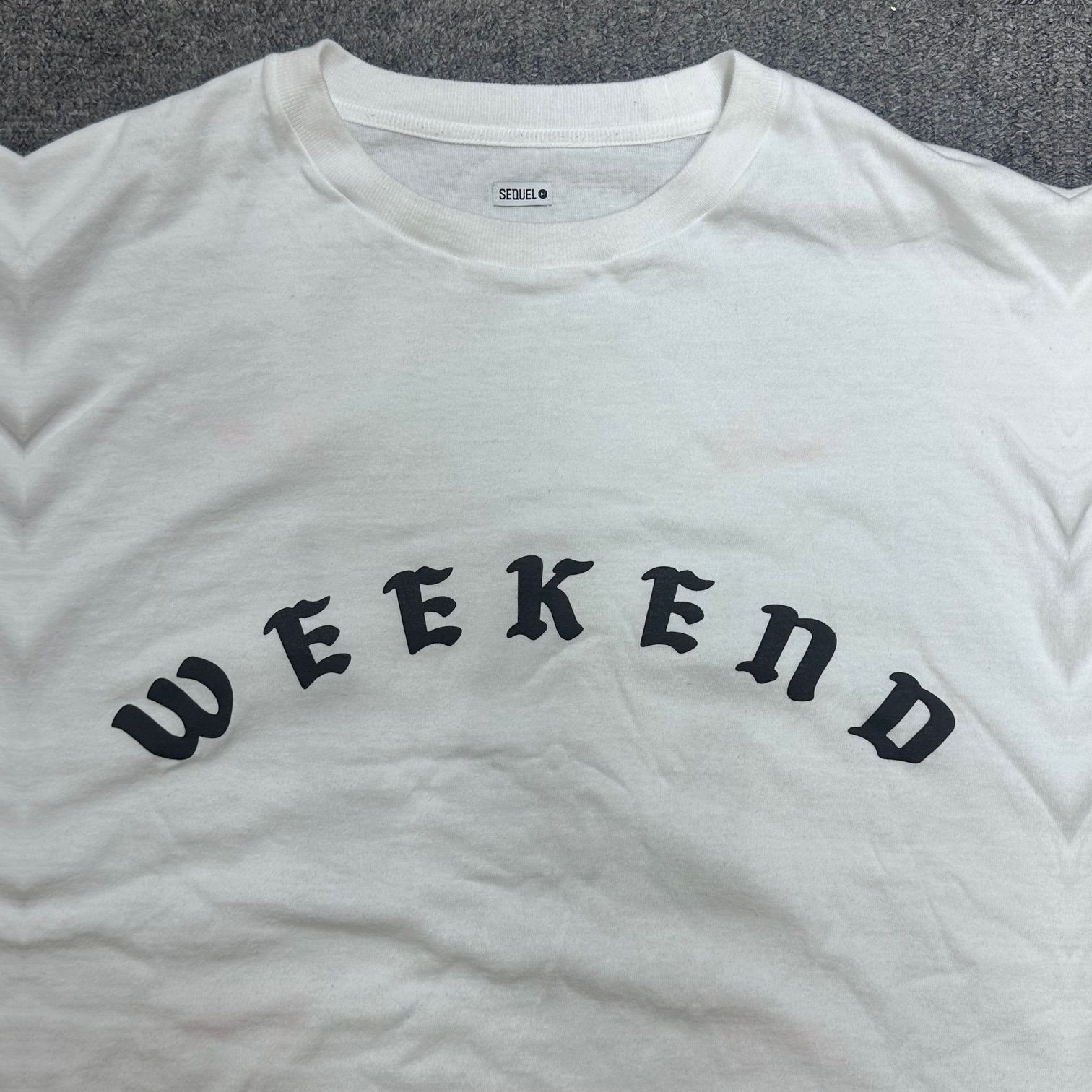名古屋限定 SEQUEL 25SS WEEKEND SEQUEL T-SHIRT プリント Tシャツ