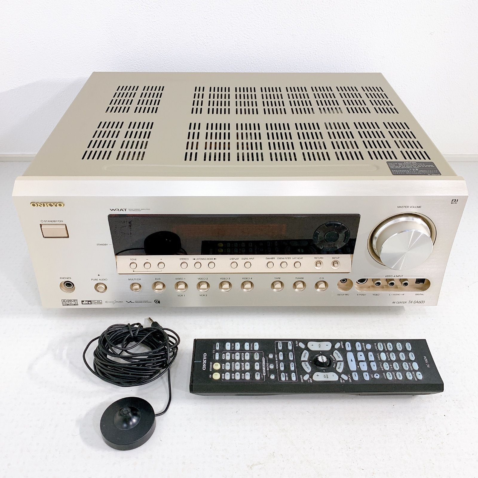 □□ONKYO（オンキョー） TX-SA603□□AVアンプ□ゴールド□ ONKYO TX