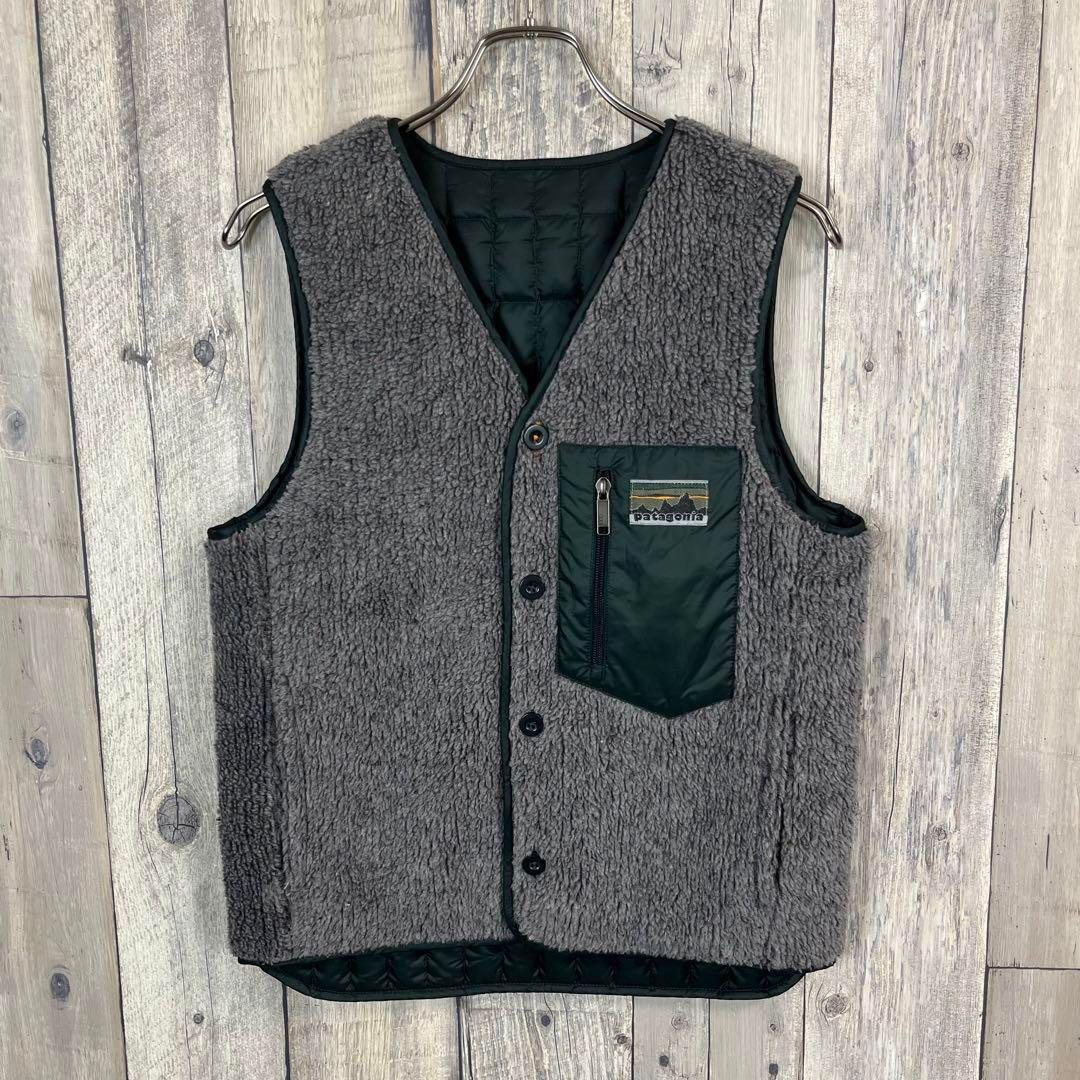 patagonia パタゴニア 40周年記念 リバーシブル ダウンベスト - メルカリ