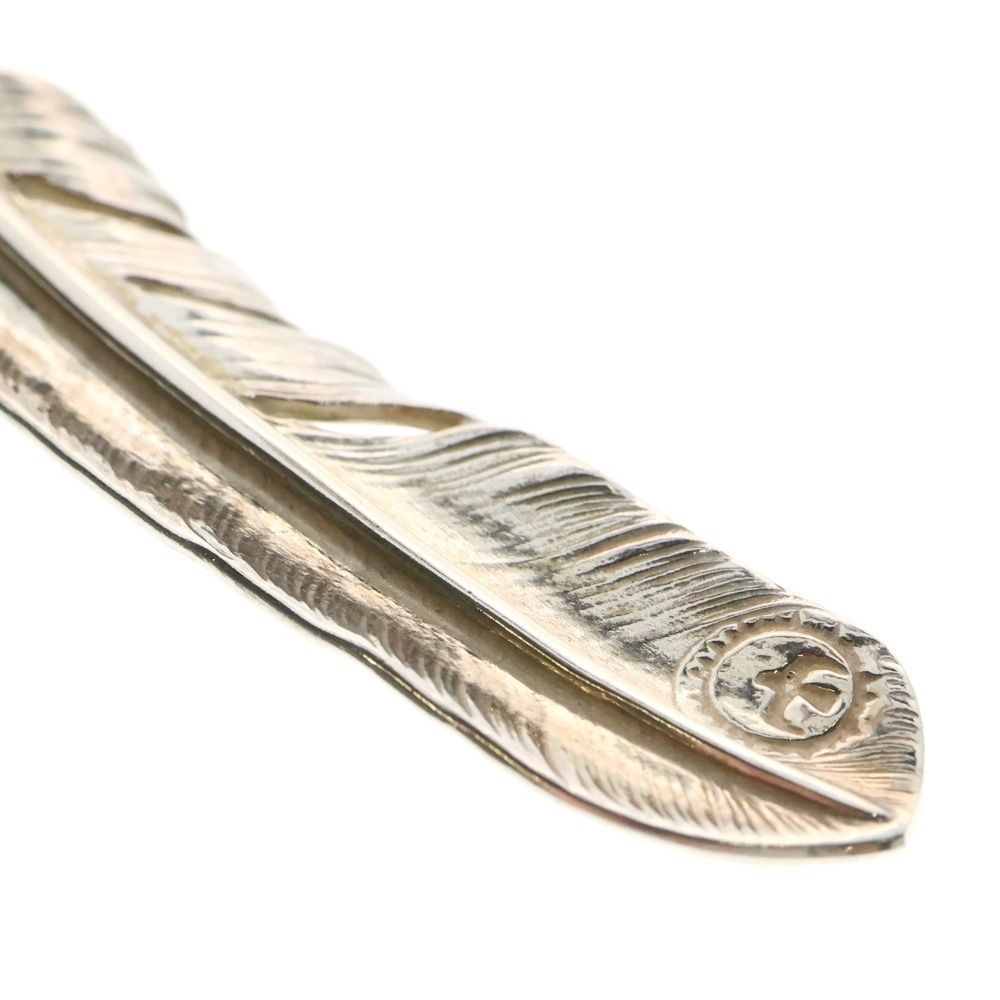 ゴローズ goro's ゴローズ 特大 フェザー 美品 goro's 金メタル