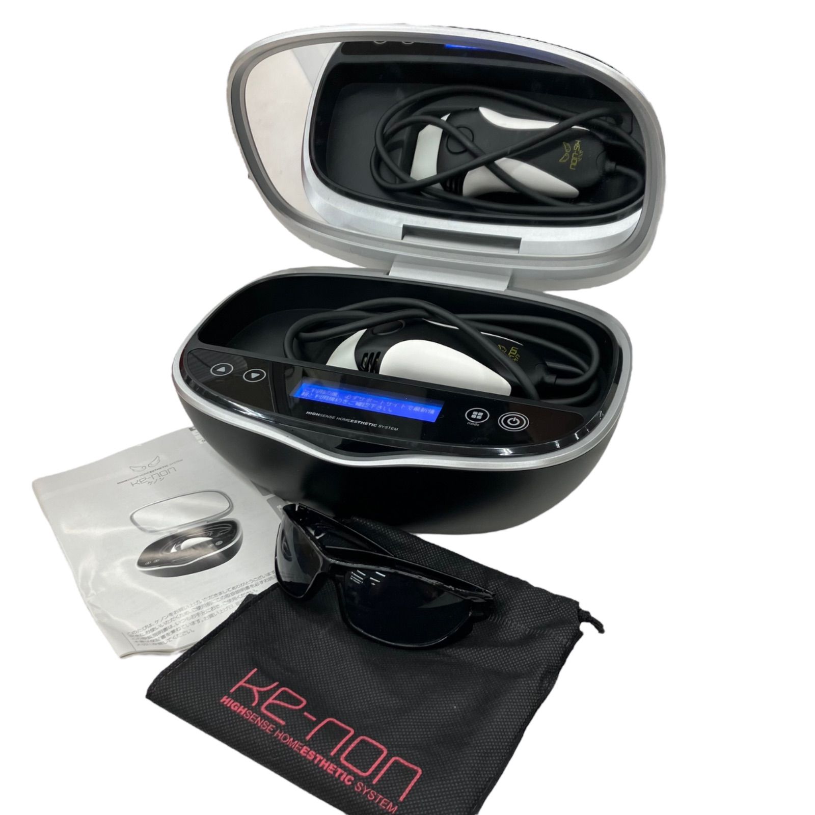 使用僅少】脱毛器 ケノン Ke-non 8.6 マットブラック ケノンバージョン