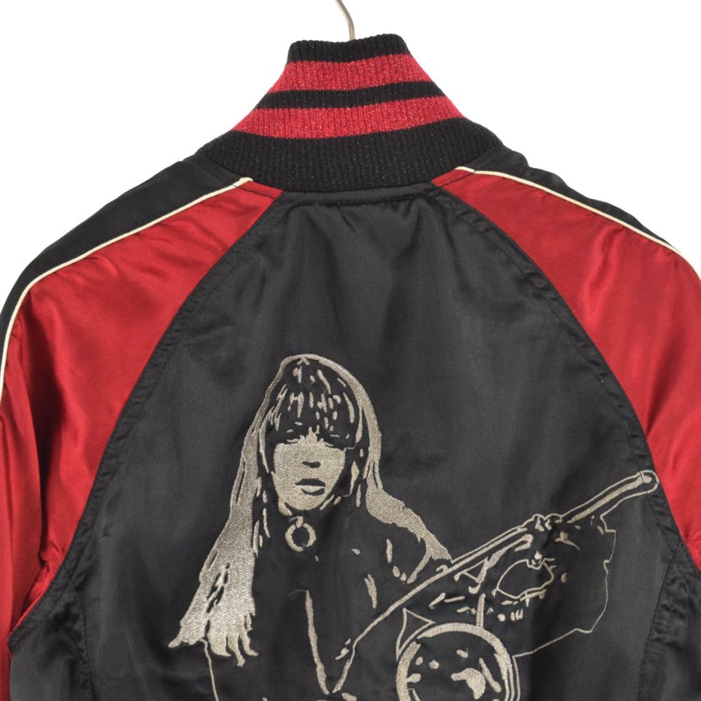 HYSTERIC GLAMOUR スカジャン レッド ビンテージ バイクガール