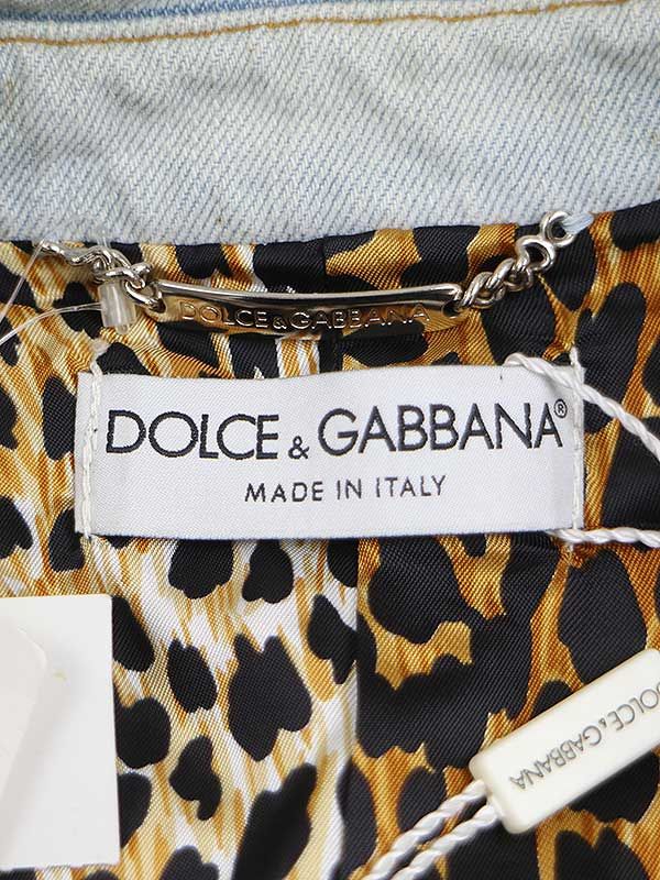 DOLCE&GABBANA ドルチェ＆ガッバーナ 2002SS 裏地レオパードペンキ加工
