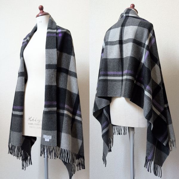 国内正規品 ジョシュア エリス Joshua Ellis カシミヤ大判ストール