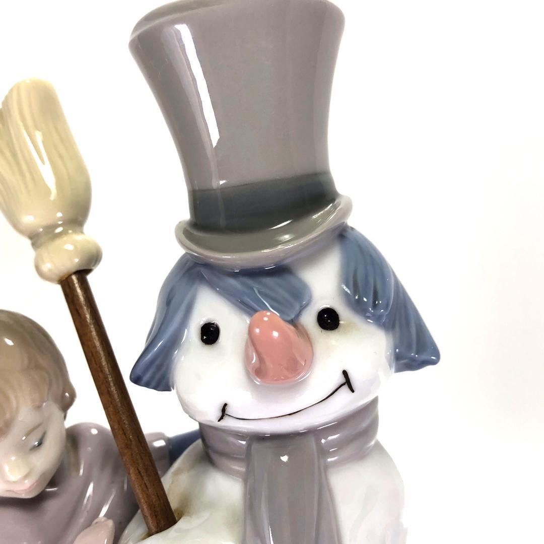美品】LLADRO リヤドロ／スノーマン 雪だるま／5713／陶器／マルチ