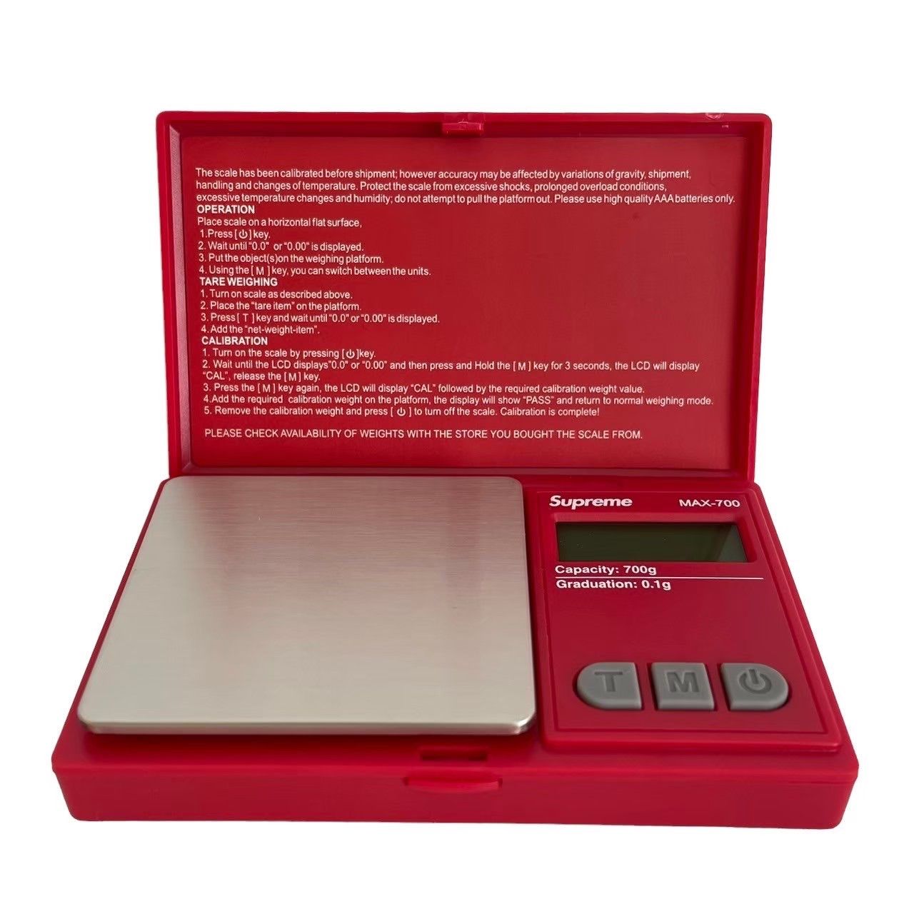 未使用 Supreme AWS MAX-700 Digital Scale シュプリーム デジタル