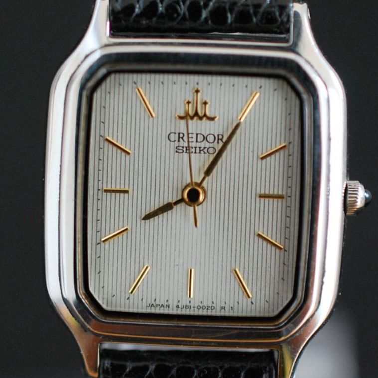 267 【美品 新品電池】Vintage SEIKO CREDOR セイコー 4J81-5020