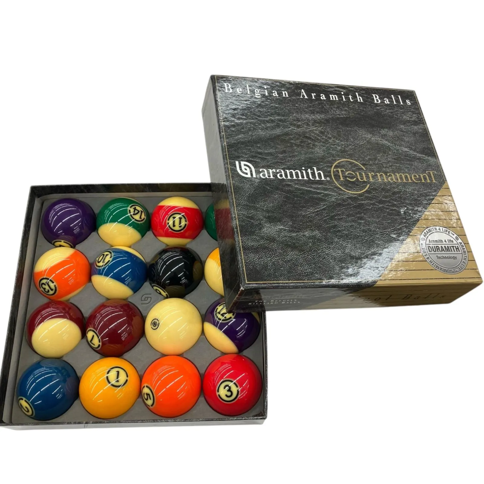 ビリヤードボール アラミストーナメント TV BLACK デュラミスセット