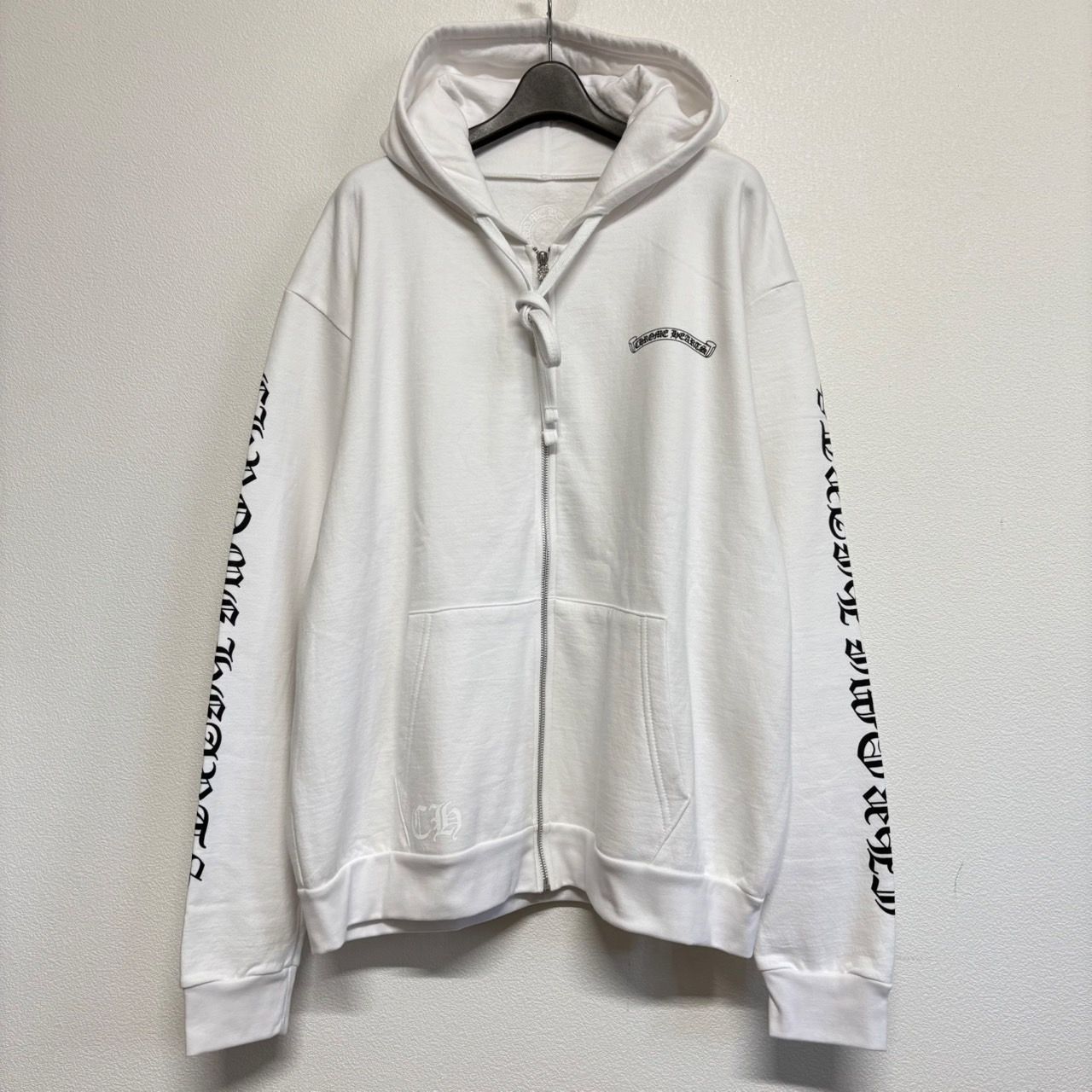 CHROME HEARTS Zip Hoodie Scroll Label クロムハーツ スクロール