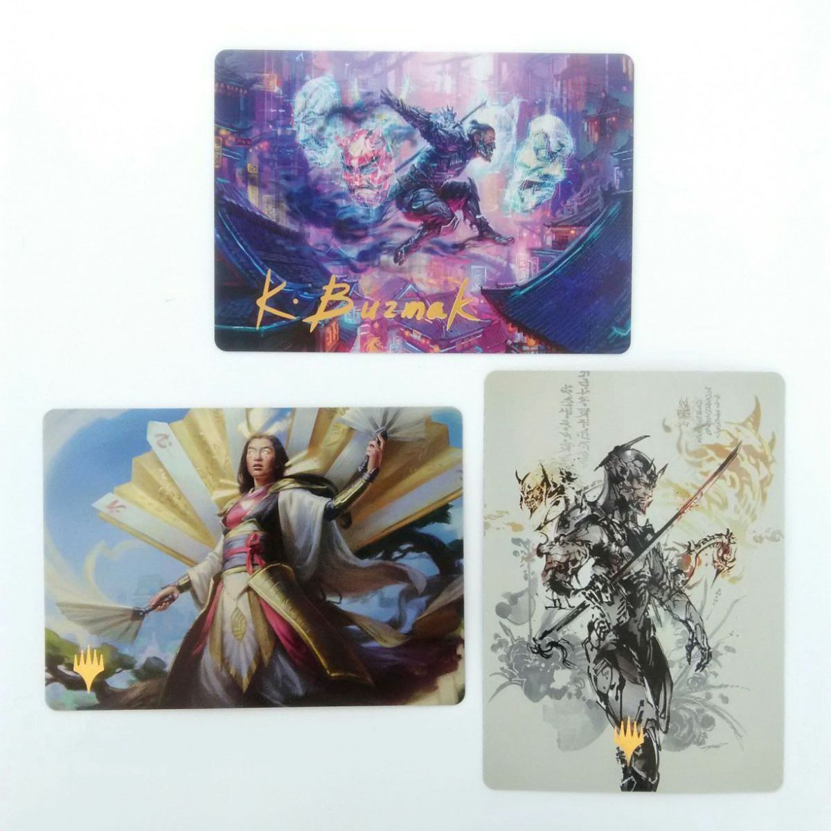 MTG 島x4 神河 浮世絵 サインド signed MTG 島x4 神河 浮世絵 サインド