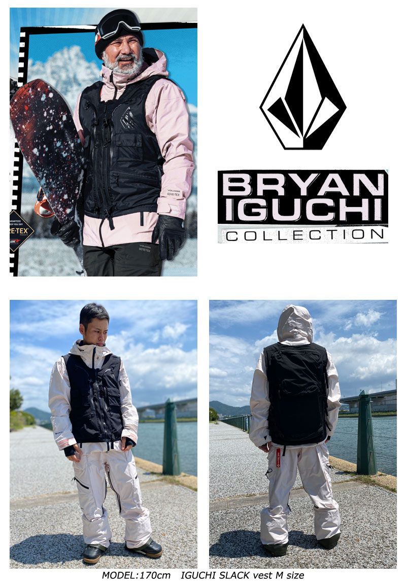 23-24 VOLCOM/ボルコム IGUCHI SLACK vest メンズ レディース