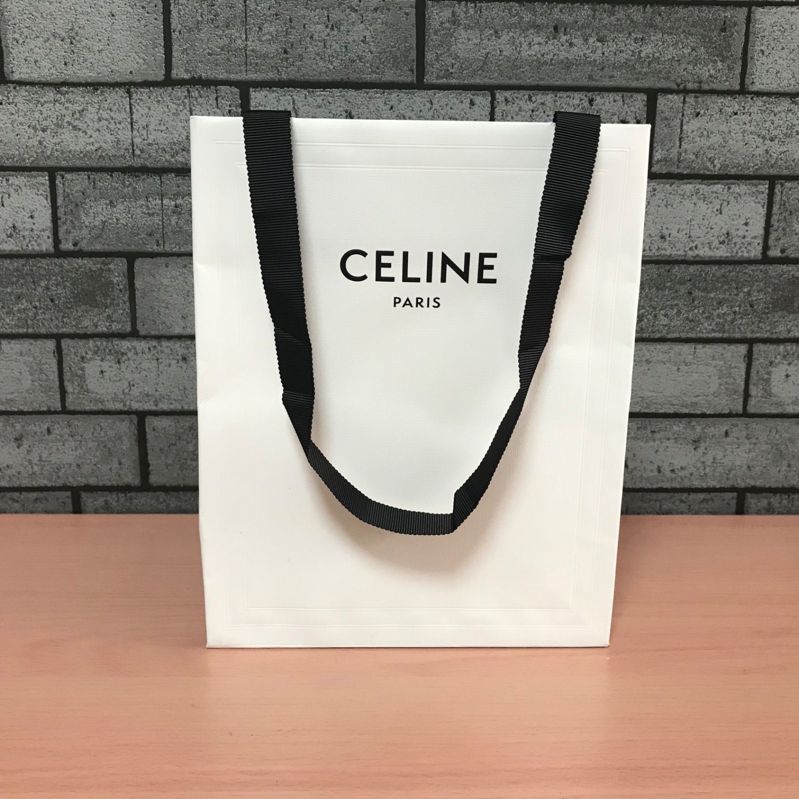 CELINE セリーヌ ショッパー 紙袋 ホワイト - メルカリ