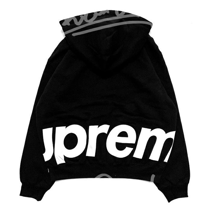 送料無料 メンズ ジップアップパーカー ブラック Supreme シュプリーム