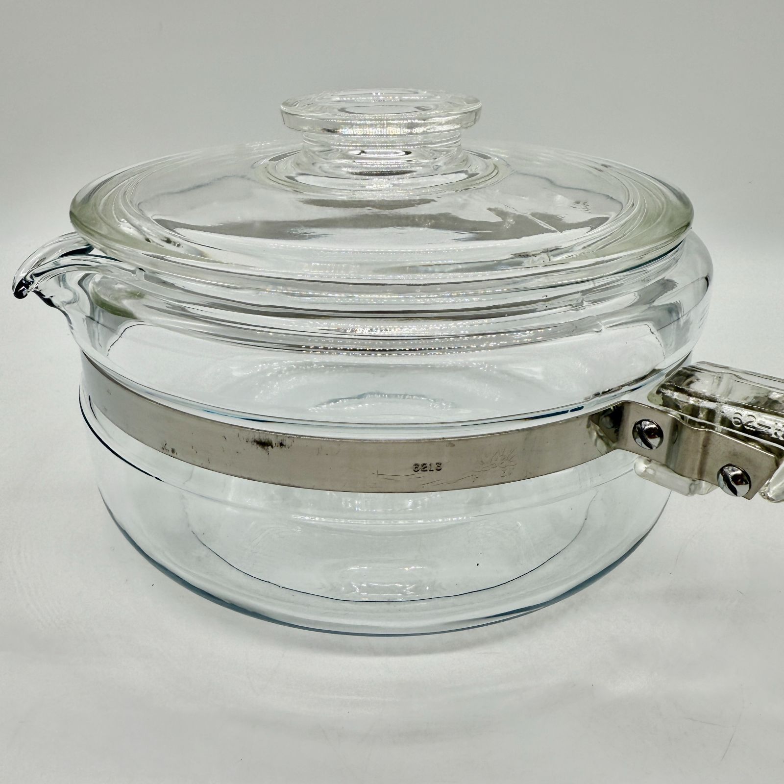 希少品】PYREX オールドパイレックス 耐熱ガラス片手鍋 ソースパン