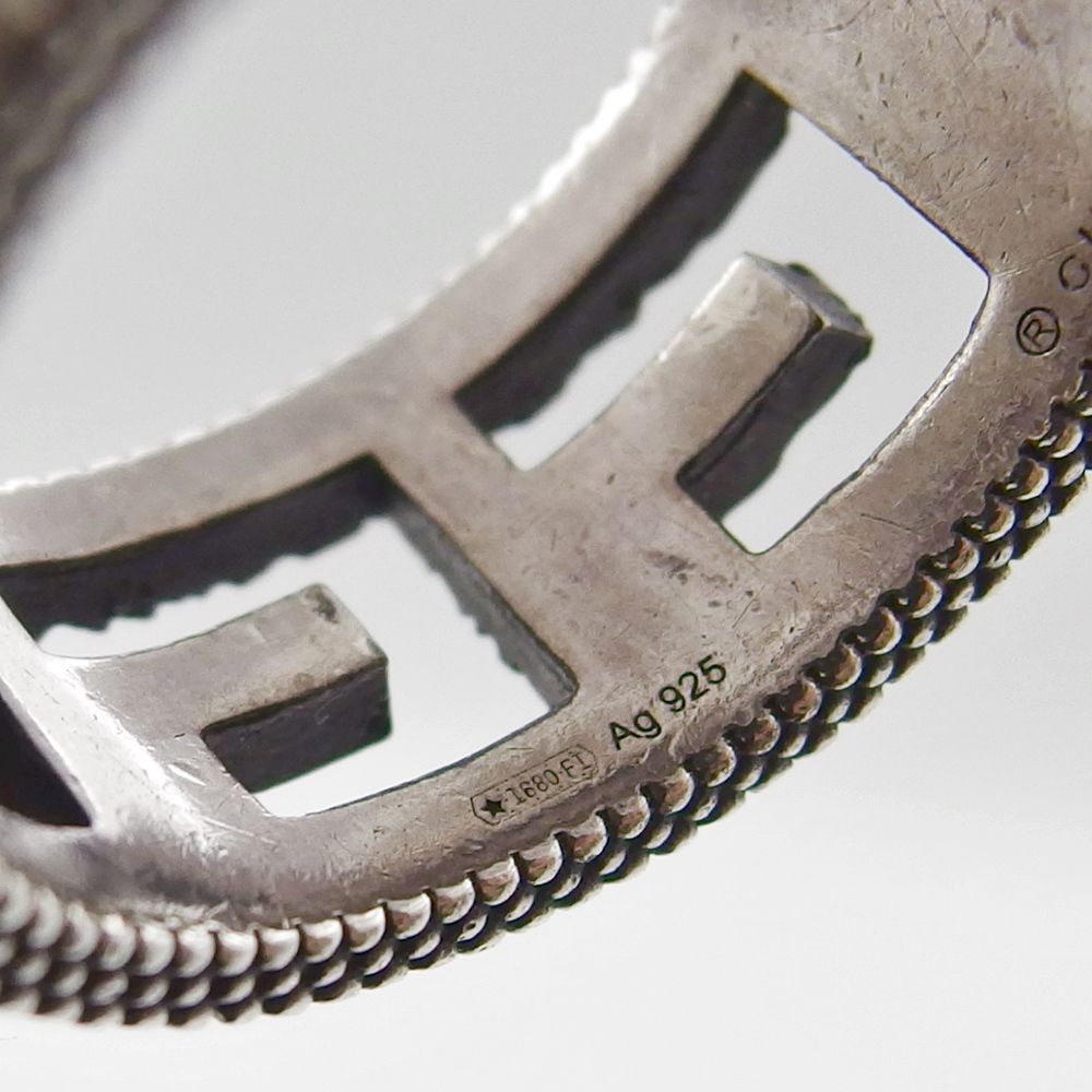 GUCCI グッチ スクエアGリング 約17号 シルバー AG925 SILVER 約9g