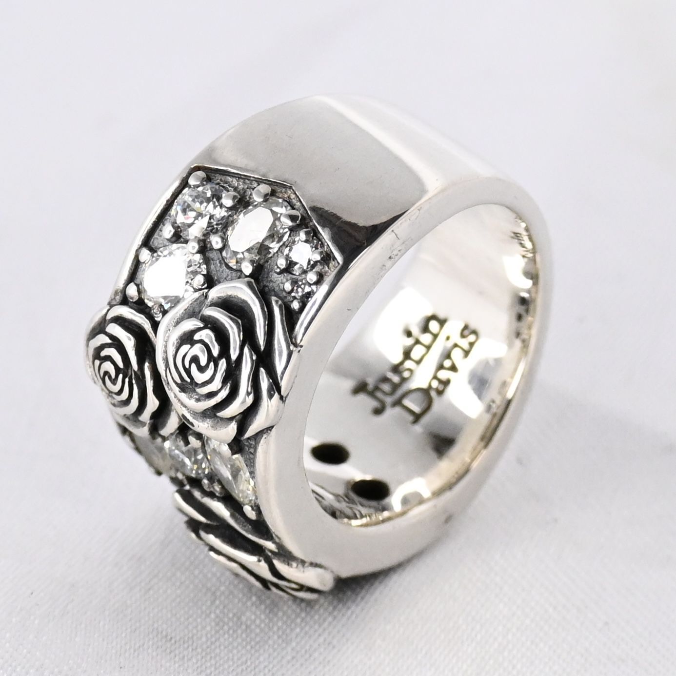 研磨済】 JUSTIN DAVIS ROSETTE リング 11号 SRJ368 ジャスティン