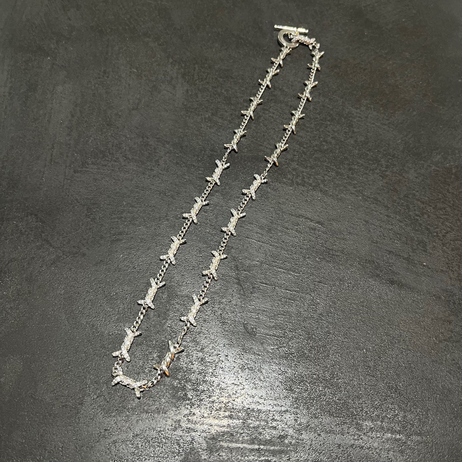 AVALANCHE スワロ 有刺鉄線 ネックレス アバランチ シルバー925