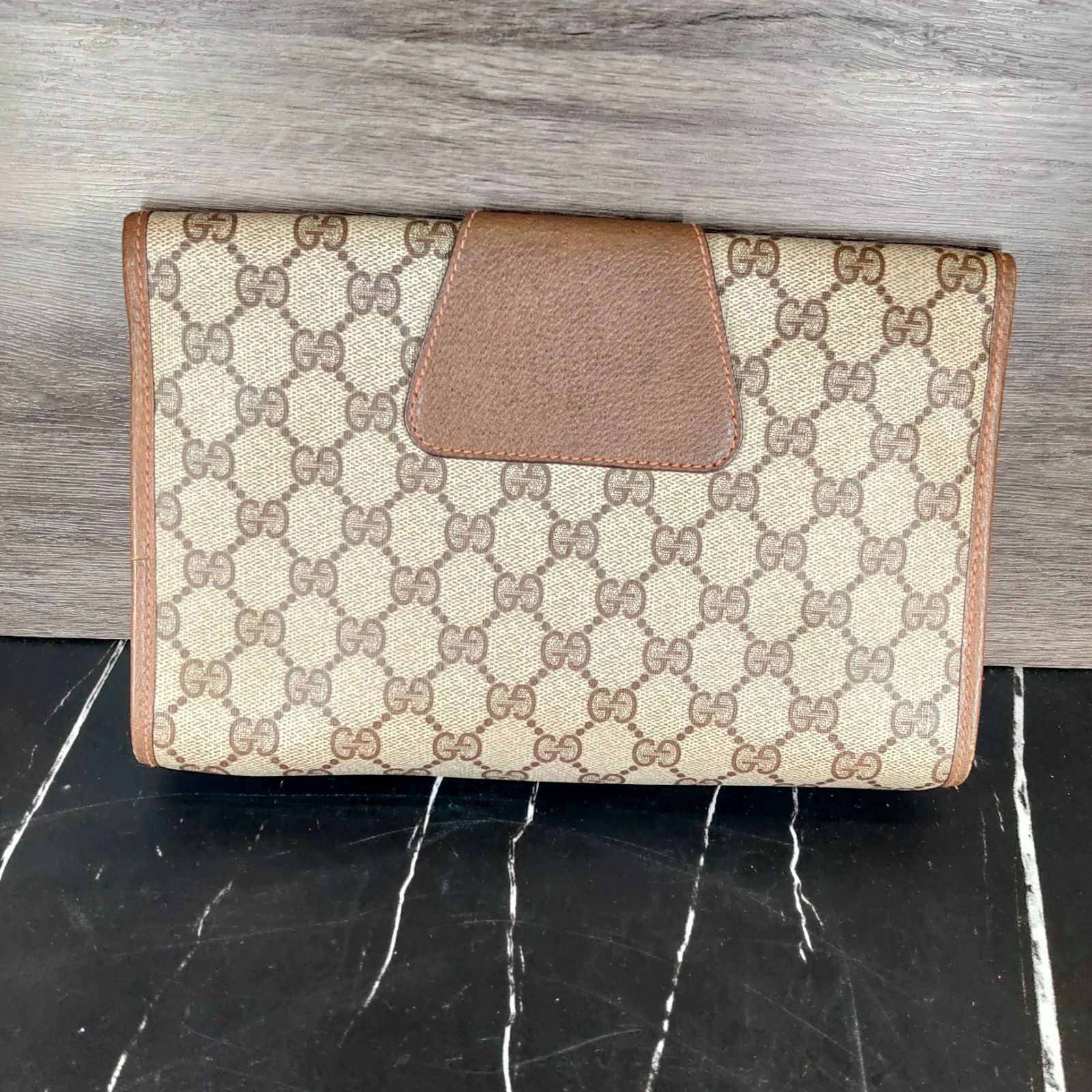 レア・美品】グッチ Gucci クラッチ バッグ GG柄 ポーチ オールド