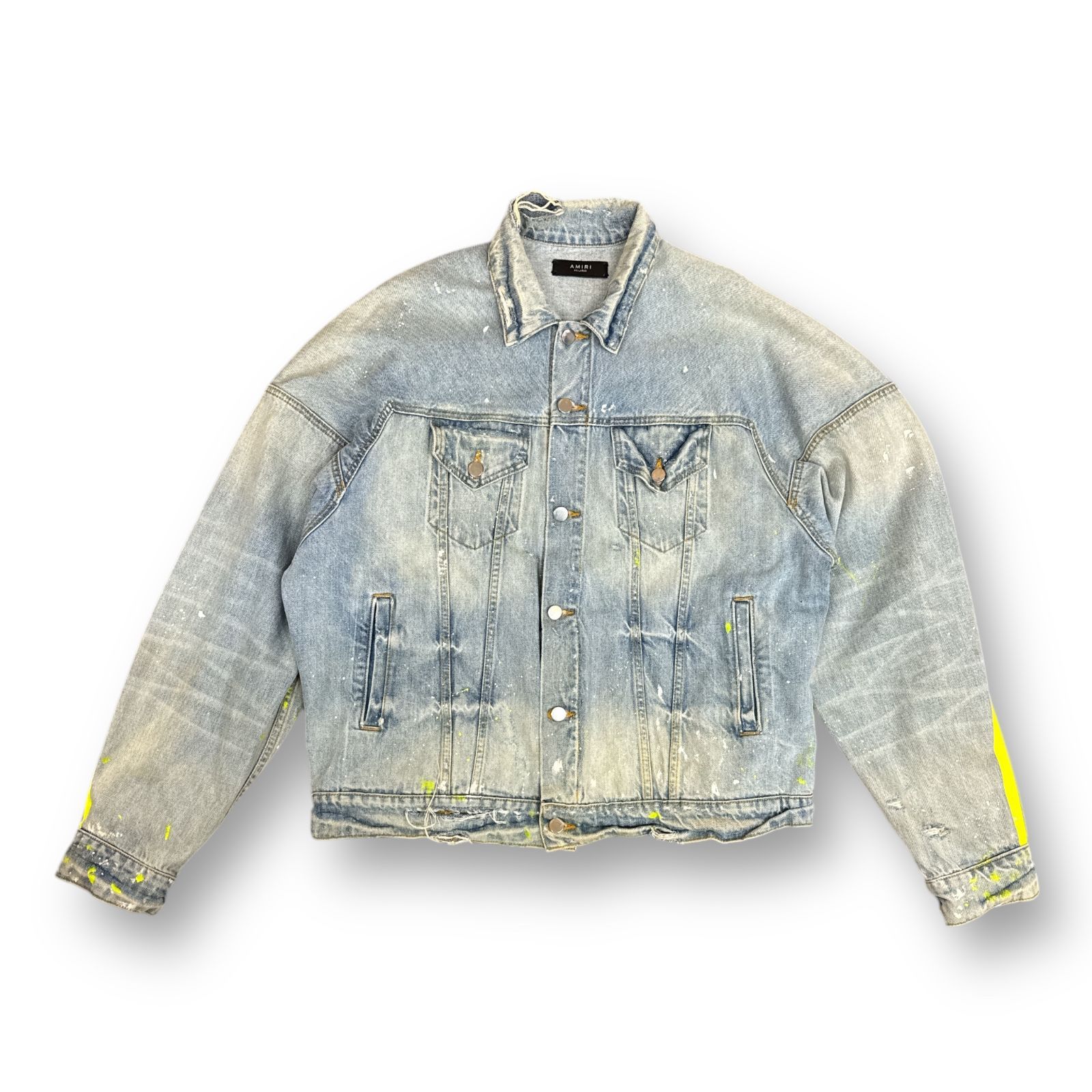 AMIRI ペイント クラッシュ デニムジャケット Gジャン RN150712 アミリ