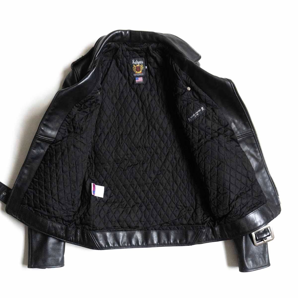 希少】SCHOTT×mastermind【113MM/ダブルライダース ジャケット】38